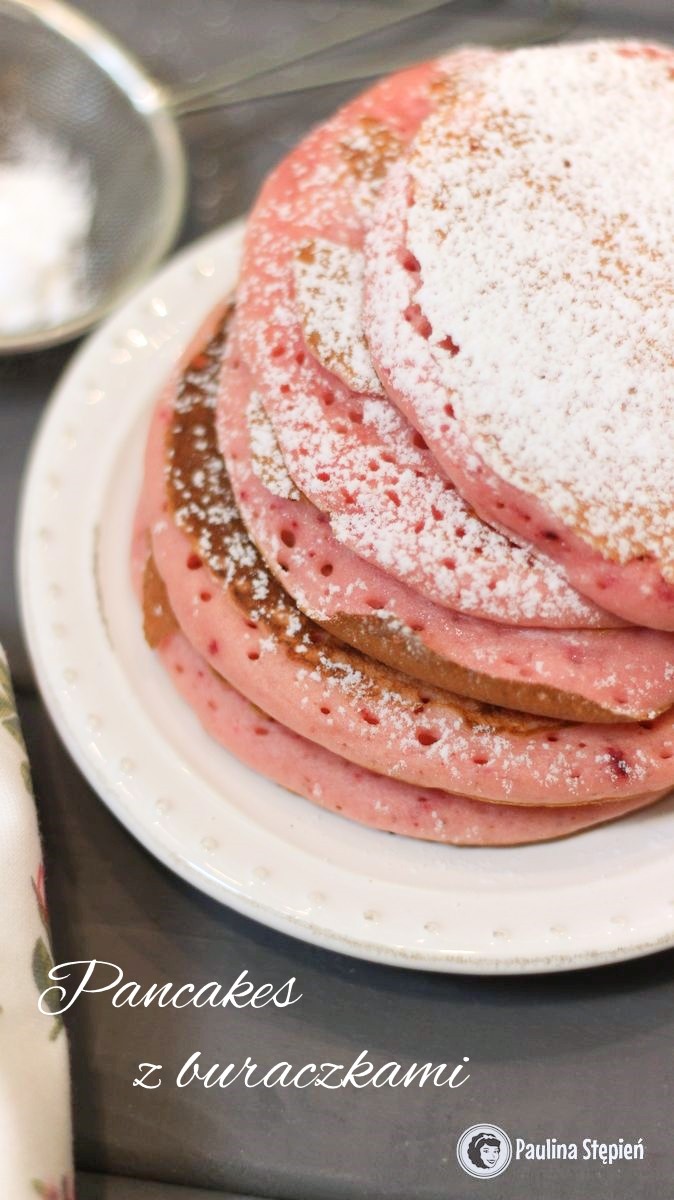 Pancakes różowe