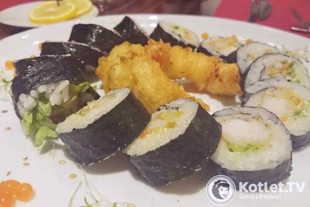 Sushi podczas Fish@Fushion w restauracji Fushion