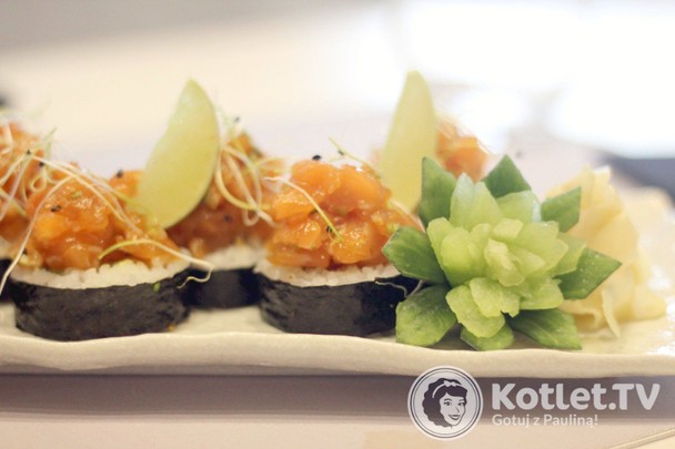 Sushi maki tatar