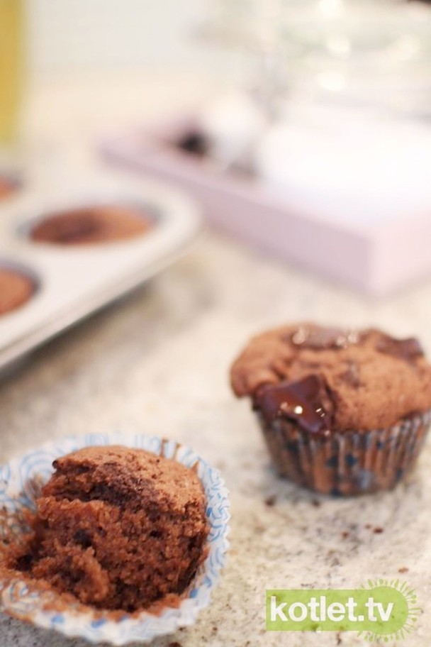 Pyszne muffiny czekoladowe