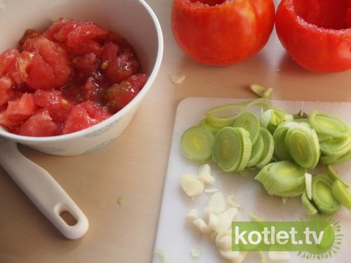 Zapiekane pomidory przgotowanie