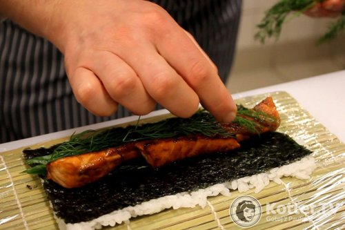 Przepis na dragon roll sushi