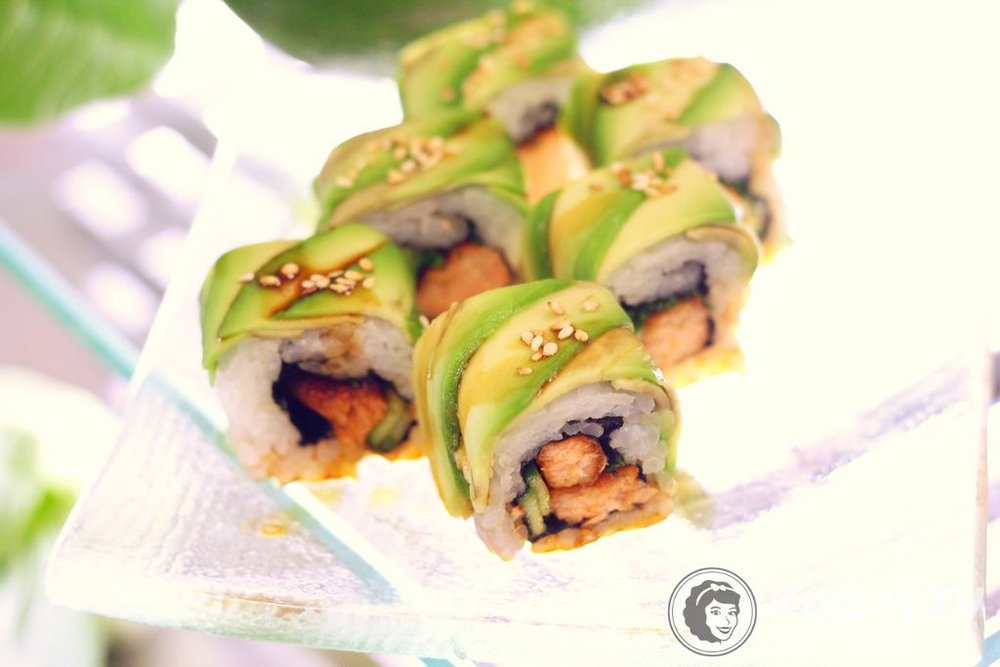 Sushi dragon roll