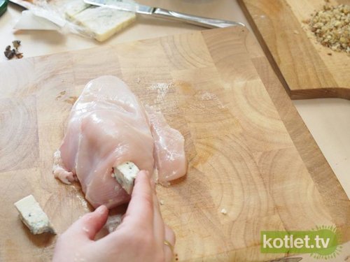 Przepis na pierś kurczaka z rokpolem